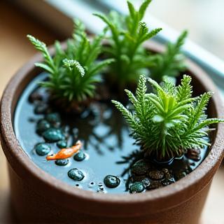 Bassin miniature pour appartement