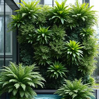 Jardin vertical aquatique compact